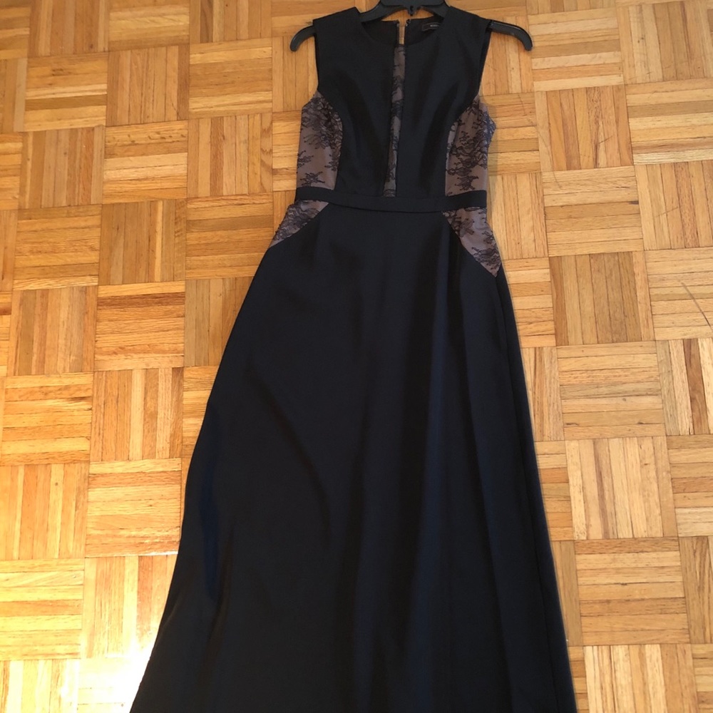 NWT BCBG Lace Black Gown